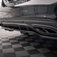 Maxton Design - REAR SPLITTER (VERTICAL BARS) MERCEDES C AMG LINE W205 FACELIFT