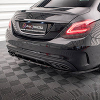 Maxton Design - REAR SPLITTER (VERTICAL BARS) MERCEDES C AMG LINE W205 FACELIFT