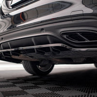 Maxton Design - REAR SPLITTER (VERTICAL BARS) MERCEDES C AMG LINE W205 FACELIFT