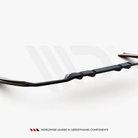 Maxton Design -Rear Splitter (Vertical Bars) Mercedes-AMG C43 Sedan / Estate W205 / S205 Facelift