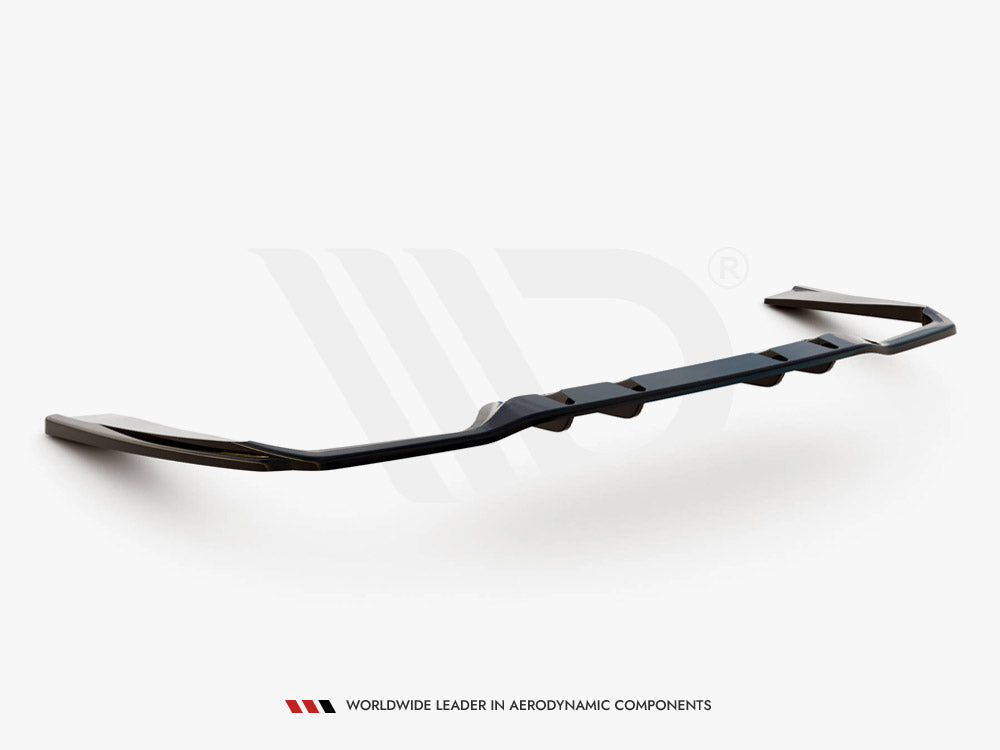 Maxton Design -Rear Splitter (Vertical Bars) Mercedes-AMG C43 Sedan / Estate W205 / S205 Facelift