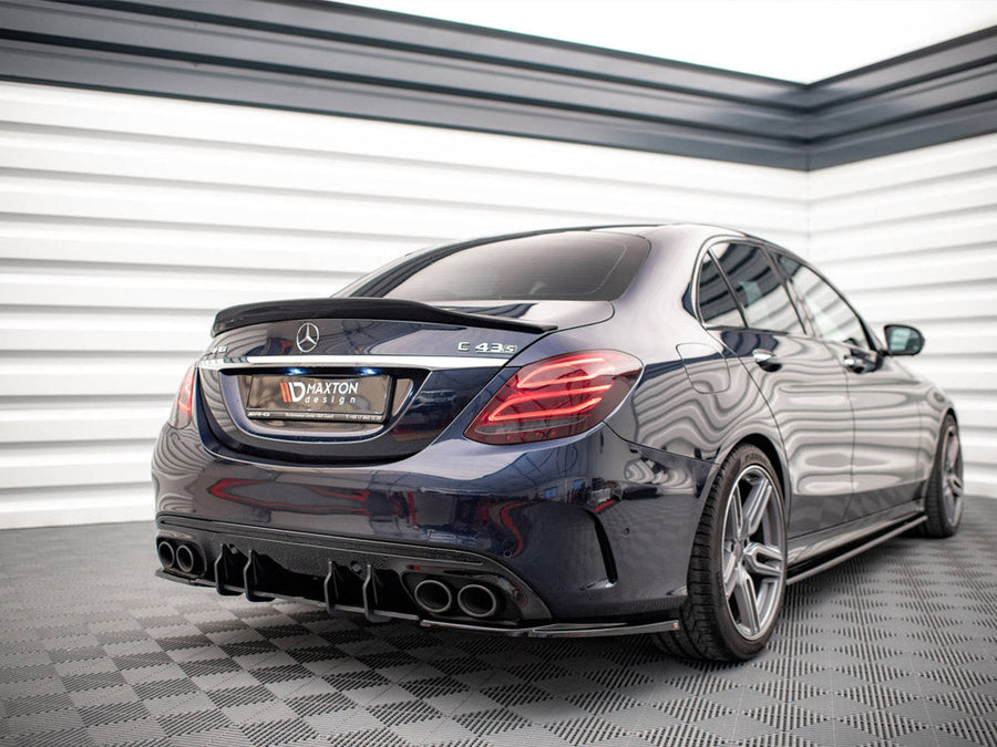 Maxton Design - Street PRO Rear Diffuser Mercedes-AMG C43 Sedan / Estate W205 / S205 Facelift