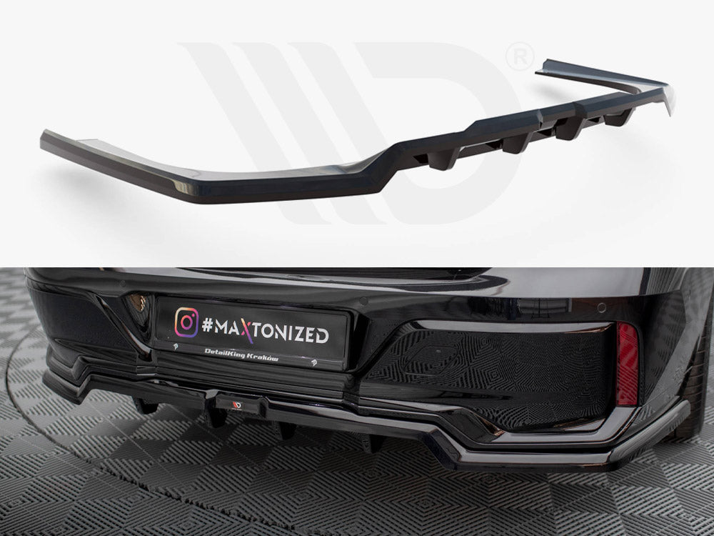 Maxton Design - CENTRAL REAR SPLITTER (VERTICAL BARS) BMW 7 M-PACK G70
