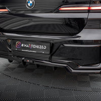 Maxton Design - CENTRAL REAR SPLITTER (VERTICAL BARS) BMW 7 M-PACK G70