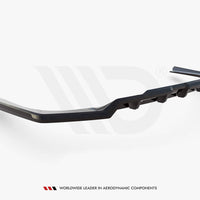 Maxton Design - CENTRAL REAR SPLITTER (VERTICAL BARS) BMW 7 M-PACK G70
