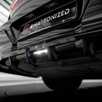 Maxton Design - CENTRAL REAR SPLITTER (VERTICAL BARS) BMW 7 M-PACK G70