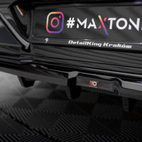 Maxton Design - CENTRAL REAR SPLITTER (VERTICAL BARS) BMW 7 M-PACK G70