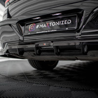 Maxton Design - CENTRAL REAR SPLITTER (VERTICAL BARS) BMW 7 M-PACK G70