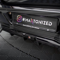 Maxton Design - CENTRAL REAR SPLITTER (VERTICAL BARS) BMW 7 M-PACK G70