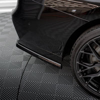 Maxton Design - CENTRAL REAR SPLITTER (VERTICAL BARS) BMW 7 M-PACK G70