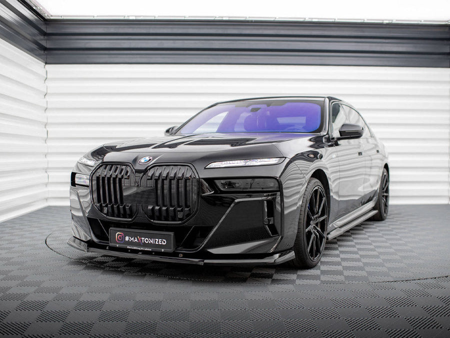 Maxton Design - FRONT SPLITTER V.1 BMW 7 M-PACK / M760E G70