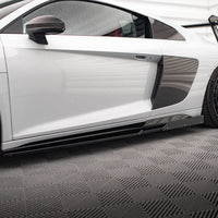 Maxton Design - SIDE SKIRTS DIFFUSERS V.2 + FLAPS AUDI R8 MK2 FACELIFT