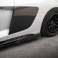 Maxton Design - SIDE SKIRTS DIFFUSERS V.2 + FLAPS AUDI R8 MK2 FACELIFT