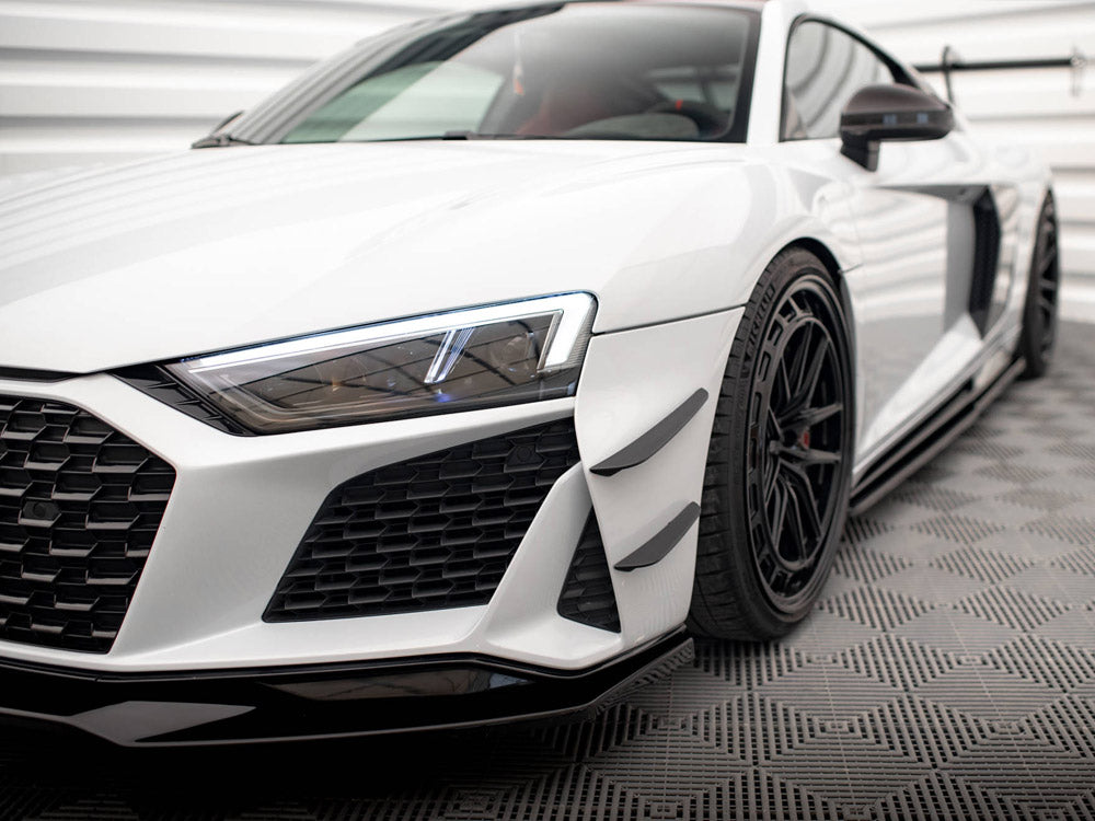 Maxton Design - FRONT BUMPER WINGS (CANARDS) AUDI R8 MK2 FACELIFT
