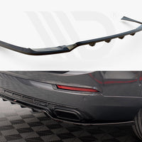 Maxton Design - CENTRAL REAR SPLITTER (VERTICAL BARS) VOLVO XC90 R-DESIGN MK2 FACELIFT