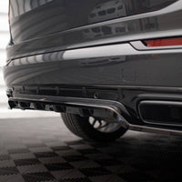 Maxton Design - CENTRAL REAR SPLITTER (VERTICAL BARS) VOLVO XC90 R-DESIGN MK2 FACELIFT