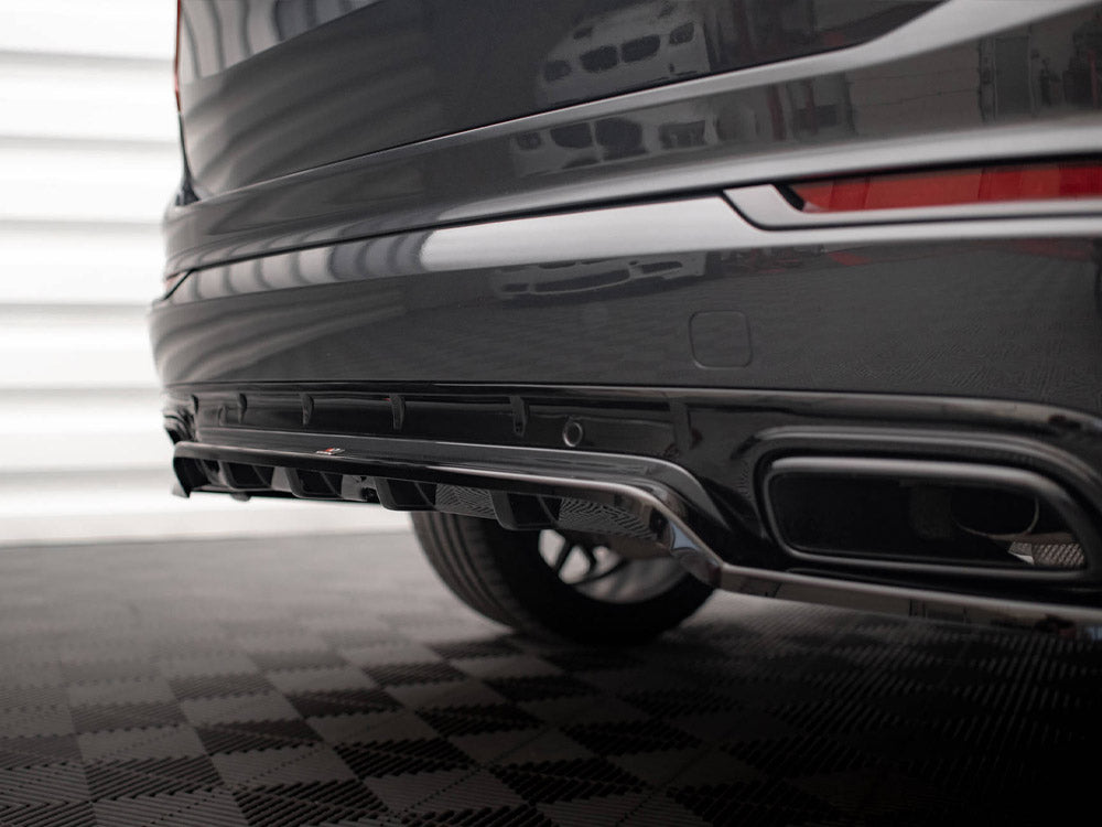 Maxton Design - CENTRAL REAR SPLITTER (VERTICAL BARS) VOLVO XC90 R-DESIGN MK2 FACELIFT