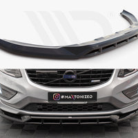 Maxton Design - FRONT SPLITTER VOLVO XC60 R-DESIGN MK1 FACELIFT