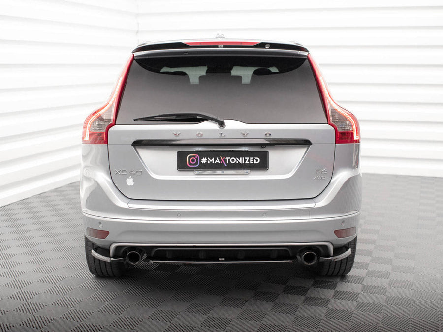 Maxton Design - CENTRAL REAR SPLITTER VOLVO XC60 R-DESIGN MK1 FACELIFT