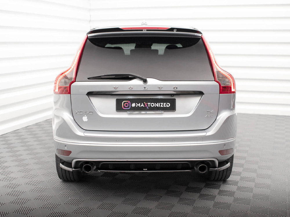 Maxton Design - CENTRAL REAR SPLITTER VOLVO XC60 R-DESIGN MK1 FACELIFT