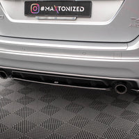 Maxton Design - CENTRAL REAR SPLITTER VOLVO XC60 R-DESIGN MK1 FACELIFT