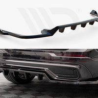 Maxton Design - CENTRAL REAR SPLITTER (VERTICAL BARS) VOLVO XC60 R-DESIGN MK2 FACELIFT