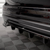 Maxton Design - CENTRAL REAR SPLITTER (VERTICAL BARS) VOLVO XC60 R-DESIGN MK2 FACELIFT
