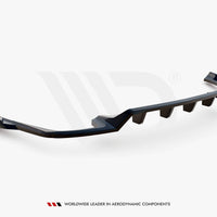 Maxton Design - CENTRAL REAR SPLITTER (VERTICAL BARS) VOLVO XC60 R-DESIGN MK2 FACELIFT