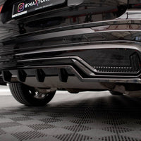 Maxton Design - CENTRAL REAR SPLITTER (VERTICAL BARS) VOLVO XC60 R-DESIGN MK2 FACELIFT