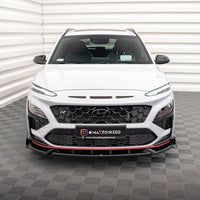 Maxton Design - FRONT SPLITTER V.1 HYUNDAI KONA N MK1