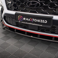 Maxton Design - FRONT SPLITTER V.1 HYUNDAI KONA N MK1