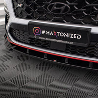Maxton Design - FRONT SPLITTER V.2 + FLAPS HYUNDAI KONA N MK1