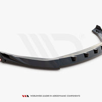 Maxton Design - FRONT SPLITTER V.2 + FLAPS HYUNDAI KONA N MK1