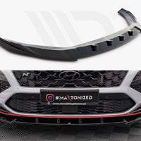 Maxton Design - FRONT SPLITTER V.2 HYUNDAI KONA N MK1