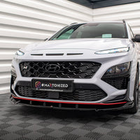 Maxton Design - FRONT SPLITTER V.2 HYUNDAI KONA N MK1