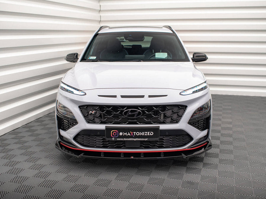 Maxton Design - FRONT SPLITTER V.2 HYUNDAI KONA N MK1