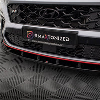 Maxton Design - FRONT SPLITTER V.2 HYUNDAI KONA N MK1