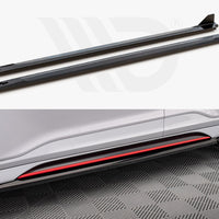Maxton Design - SIDE SKIRTS DIFFUSERS V.1 + FLAPS HYUNDAI KONA N MK1