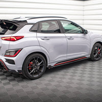 Maxton Design - SIDE SKIRTS DIFFUSERS V.1 + FLAPS HYUNDAI KONA N MK1