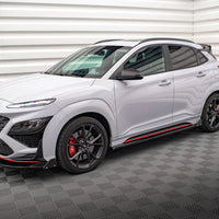 Maxton Design - SIDE SKIRTS DIFFUSERS V.1 + FLAPS HYUNDAI KONA N MK1