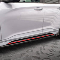 Maxton Design - SIDE SKIRTS DIFFUSERS V.1 + FLAPS HYUNDAI KONA N MK1