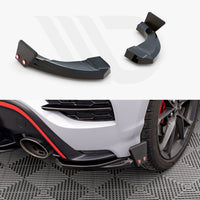 Maxton Design - REAR SIDE SPLITTERS V.1 + FLAPS HYUNDAI KONA N MK1
