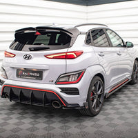Maxton Design - REAR SIDE SPLITTERS V.1 + FLAPS HYUNDAI KONA N MK1