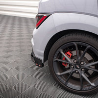 Maxton Design - REAR SIDE SPLITTERS V.1 + FLAPS HYUNDAI KONA N MK1