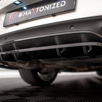 Maxton Design - CENTRAL REAR SPLITTER (VERTICAL BARS) MERCEDES C COUPE AMG-LINE C205 FACELIFT