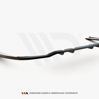 Maxton Design - CENTRAL REAR SPLITTER (VERTICAL BARS) MERCEDES C COUPE AMG-LINE C205 FACELIFT