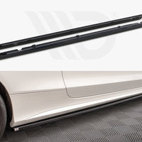Maxton Design - SIDE SKIRTS DIFFUSERS MERCEDES C COUPE AMG-LINE C205 FACELIFT