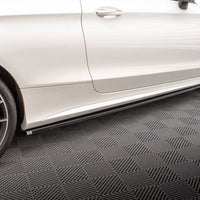 Maxton Design - SIDE SKIRTS DIFFUSERS MERCEDES C COUPE AMG-LINE C205 FACELIFT