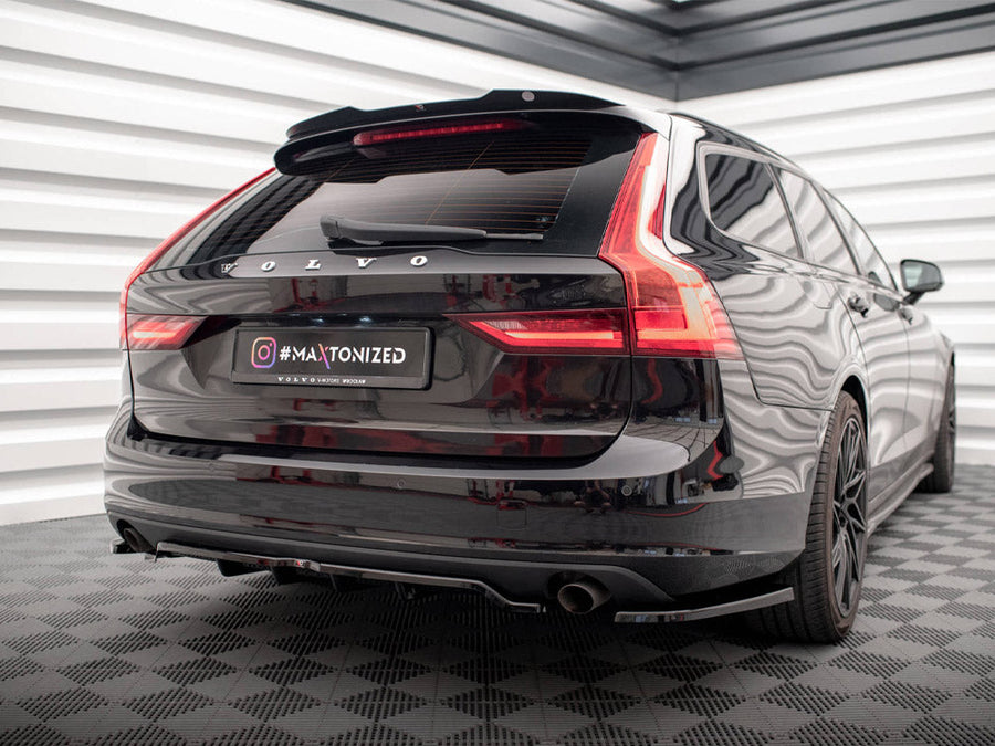 Maxton Design - CENTRAL REAR SPLITTER V.2 (VERTICAL BARS) VOLVO V90 MK2