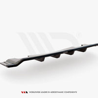 Maxton Design - CENTRAL REAR SPLITTER V.2 (VERTICAL BARS) VOLVO V90 MK2